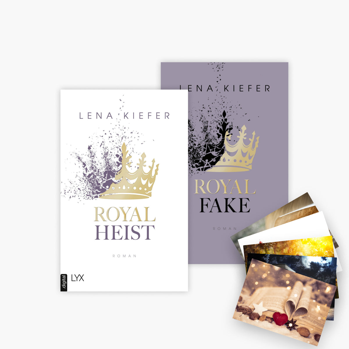 Die Royal Heist-Trilogie Band 1+2 plus 1 exklusives Postkartenset
