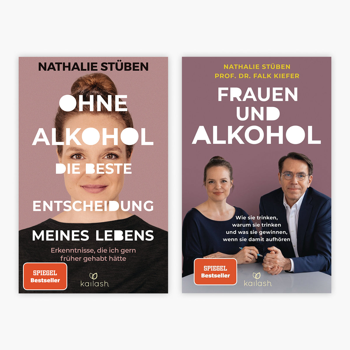 Ohne Alkohol + Frauen und Alkohol + 1 exklusives Postkartenset