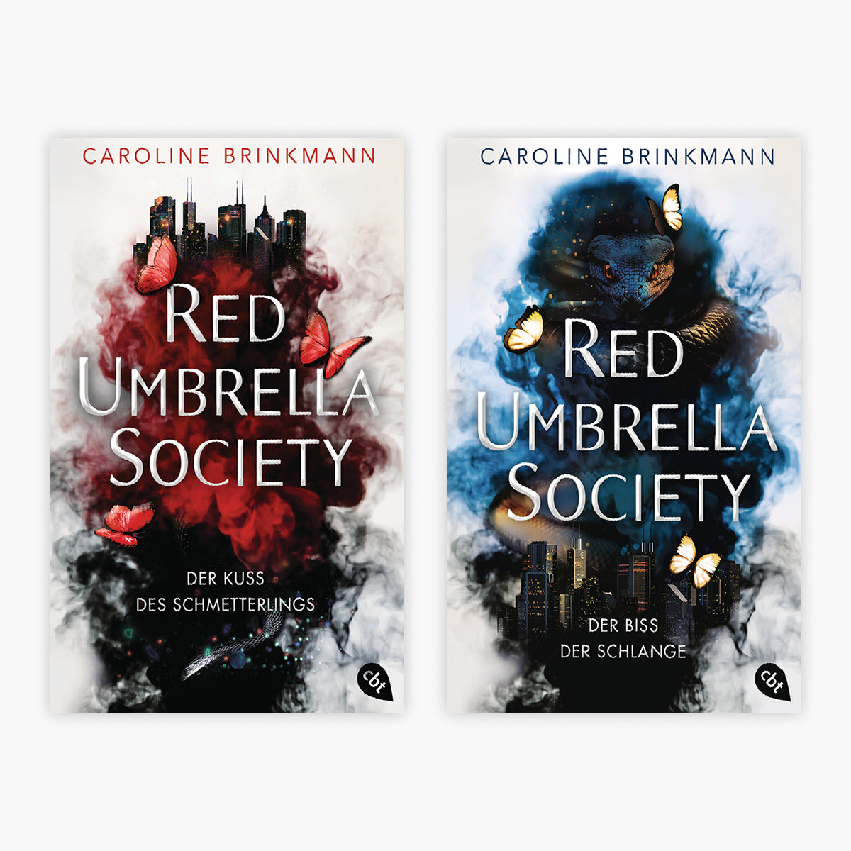 Die Red Umbrella Society-Reihe Band 1+2 plus 1 exklusives Postkartenset