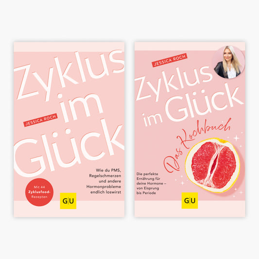 Zyklus im Glück + Das Kochbuch + 1 exklusives Postkartenset