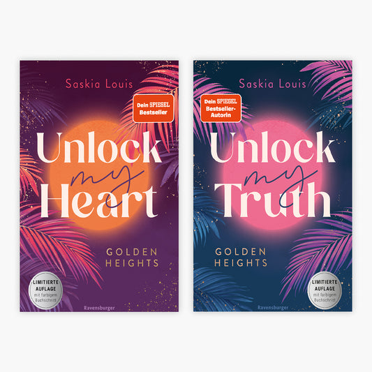 Die Golden Heights-Reihe Band 1+2 plus 1 exklusives Postkartenset