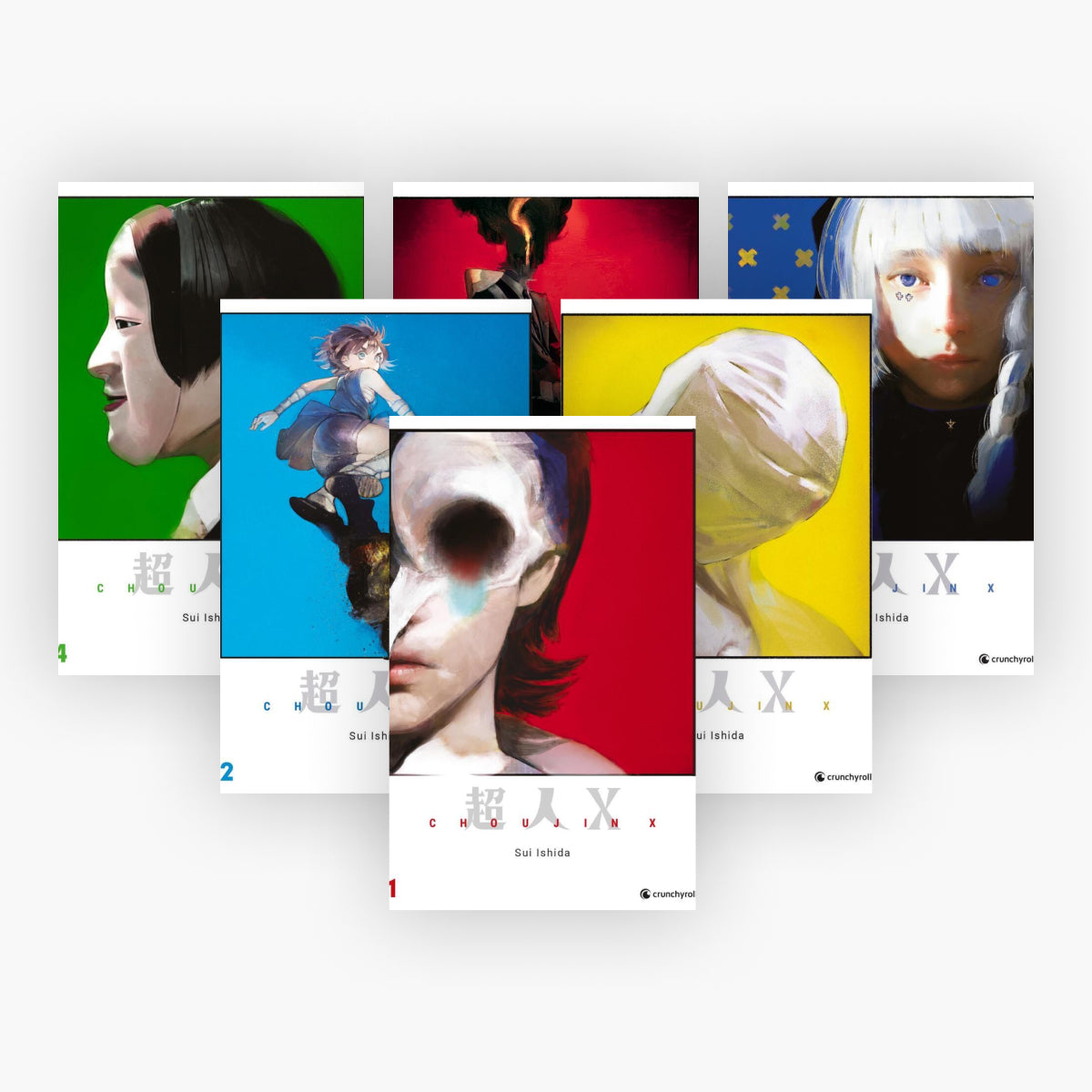 Choujin X Band 1-6 plus 1 exklusives Postkartenset