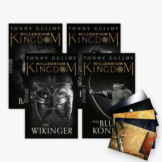 Millennium Kingdom Band 1-4 plus 1 exklusives Postkartenset