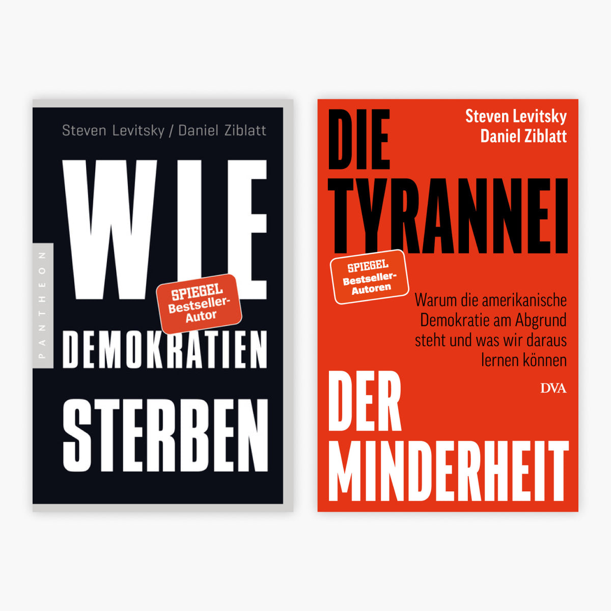 Wie Demokratien sterben + Die Tyrannei der Minderheit + 1 exklusives Postkartenset