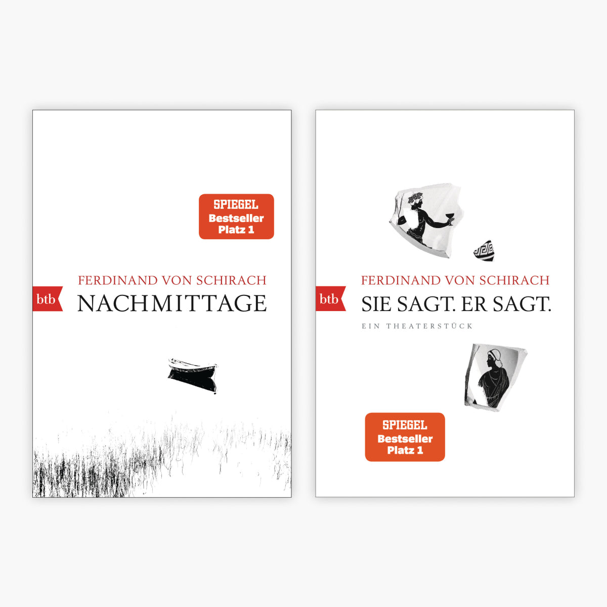 Nachmittage + Sie sagt. Er sagt. + 1 exklusives Postkartenset