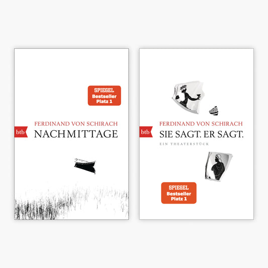 Nachmittage + Sie sagt. Er sagt. + 1 exklusives Postkartenset