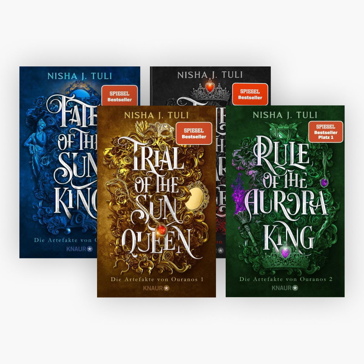 Die Artefakte von Ouranos Band 1-4 plus 1 exklusives Postkartenset