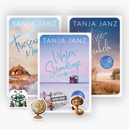 Winterstrandtage / Friesenmeermagie / Nordseefunklen im Set + 1 exklusives Stickerset