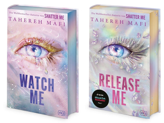 Die Shatter-Me-Reihe Band 1+2 plus 1 exklusives Postkartenset
