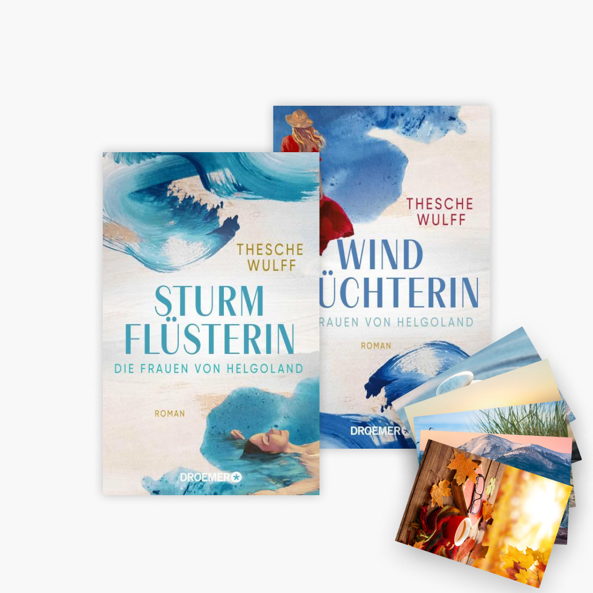 Die Frauen von Helgoland: Nordsee-Dilogie Band 1+2 plus 1 exklusives Postkartenset