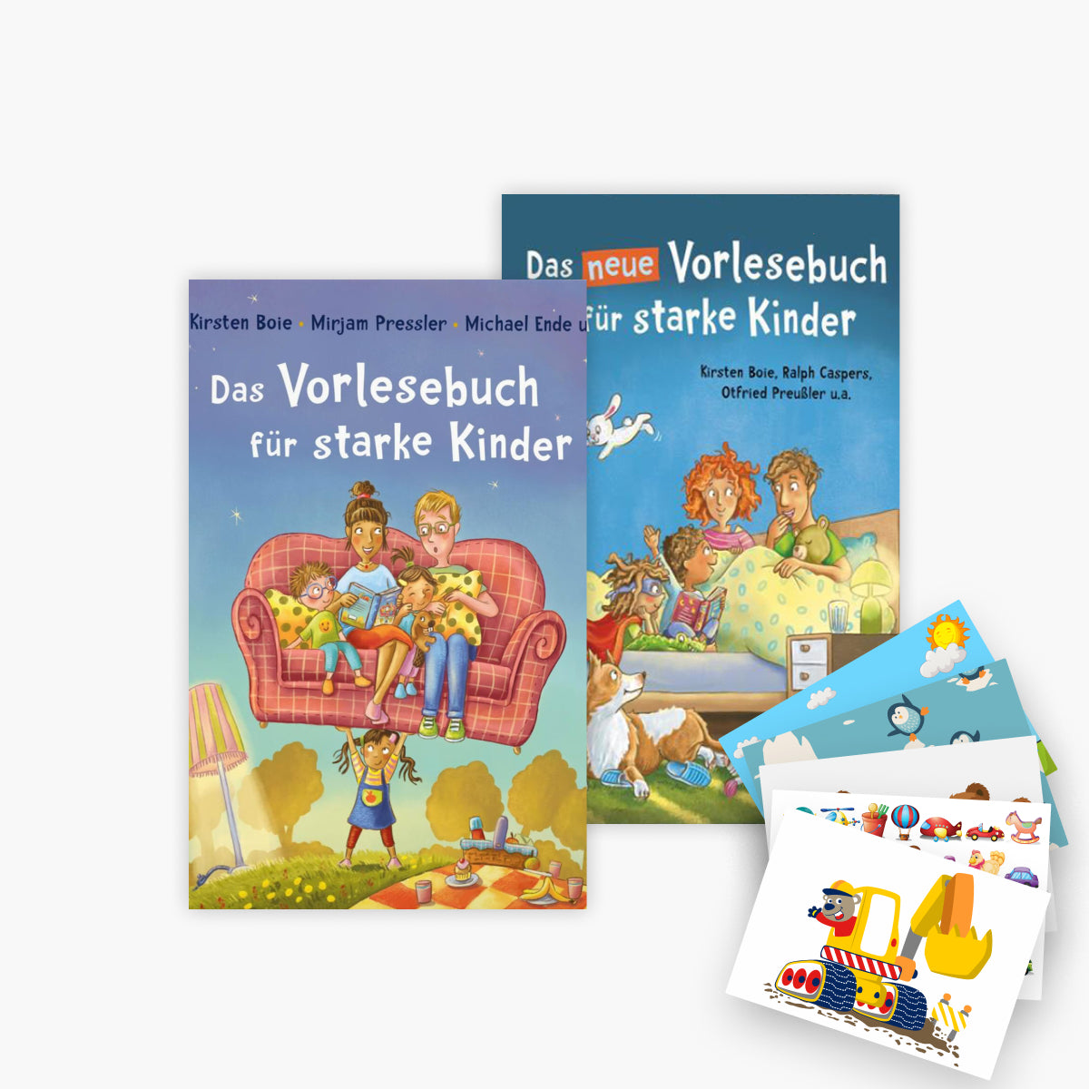 Das Vorlesebuch + Das neue Vorlesebuch für starke Kinder + 1 exklusives Postkartenset