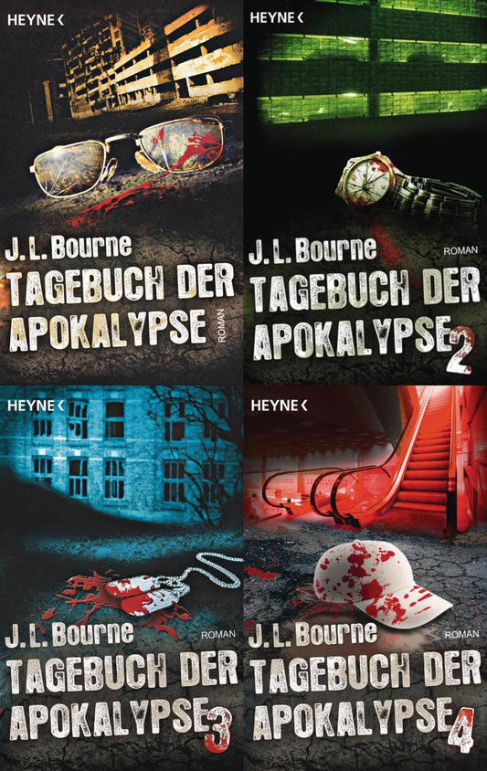 Tagebuch der Apokalypse Band 1-4 plus 1 exklusives Postkartenset