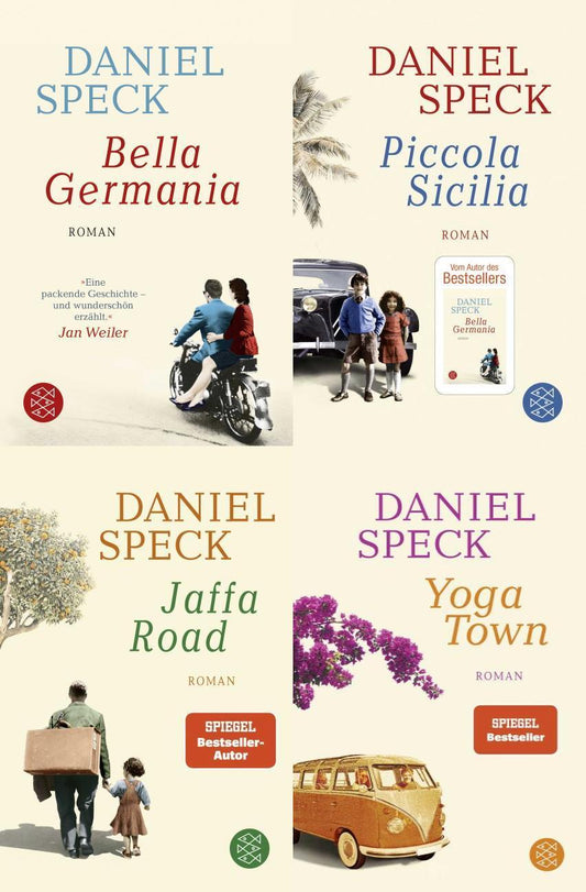 Bella Germania / Piccola Sicilia / Jaffa Road / Yoga Town im Set + 1 exklusives Stickerset