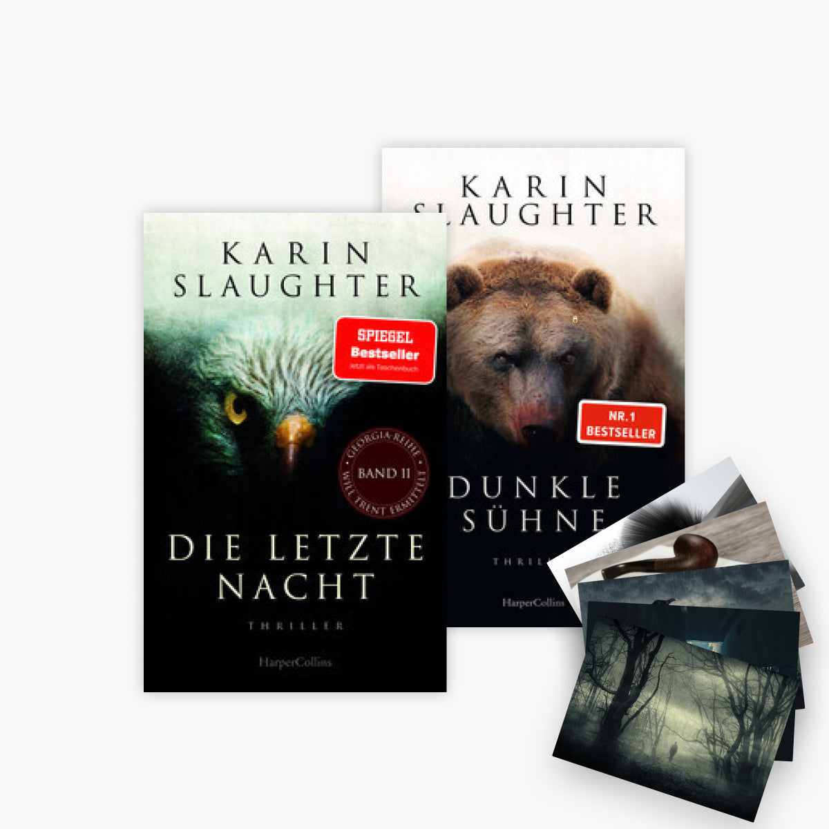 Die letzte Nacht + Dunkle Sühne + 1 exklusives Postkartenset