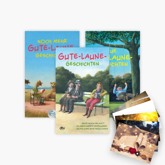 Das Gute-Laune-Geschichten-Set: 3 Bände + 1 exklusives Postkartenset