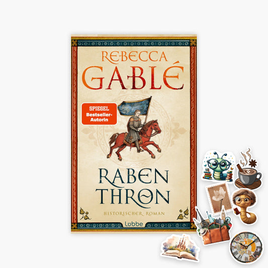 Der 3. Band der Helmsby-Reihe: Rabenthron + 1 exklusives Stickerset