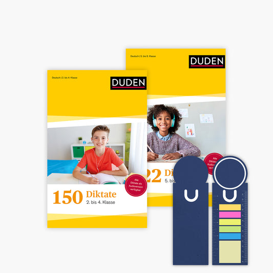Das Diktate-Bundle für 2.-8. Klasse: 2 Bände + exklusive Sticky Notes
