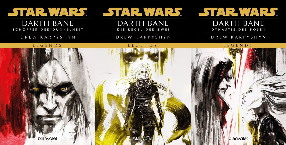Die Darth Bane-Trilogie + 1 exklusives Postkartenset