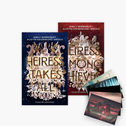 Die Heiress-Reihe Band 1+2 plus 1 exklusives Postkartenset