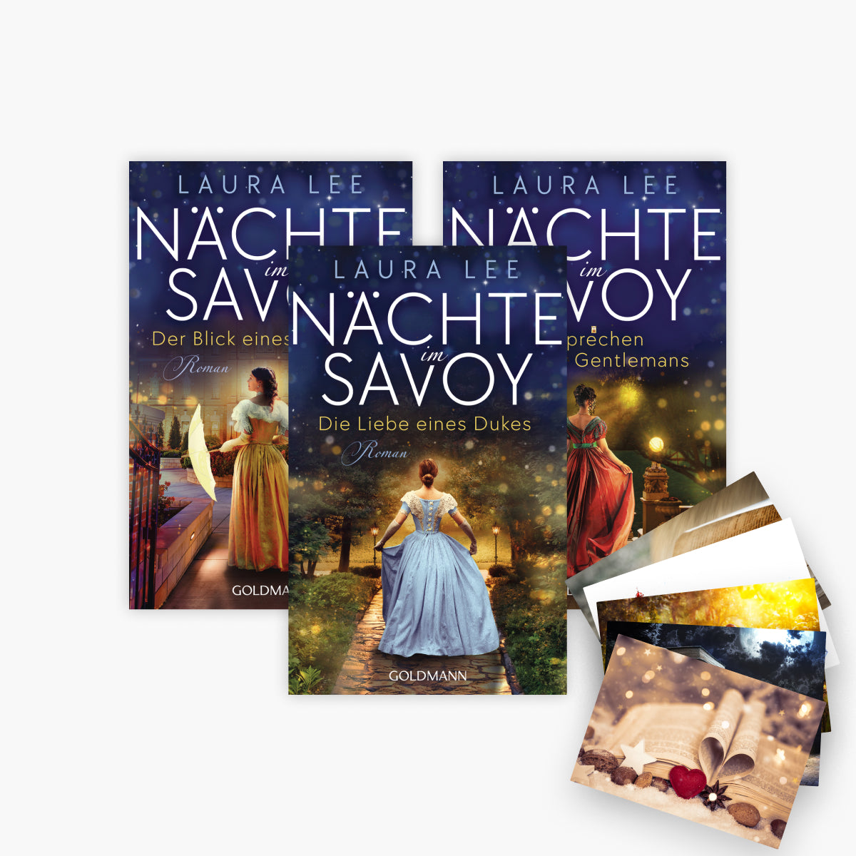 Die Nächte im Savoy-Reihe Band 1-3 plus 1 exklusives Postkartenset