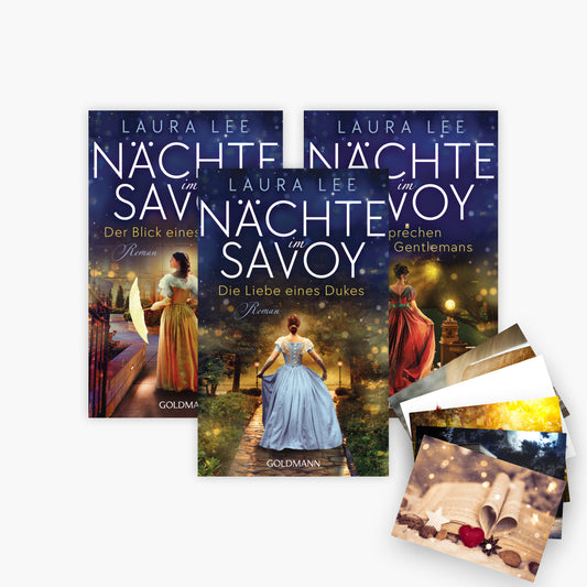 Die Nächte im Savoy-Reihe Band 1-3 plus 1 exklusives Postkartenset
