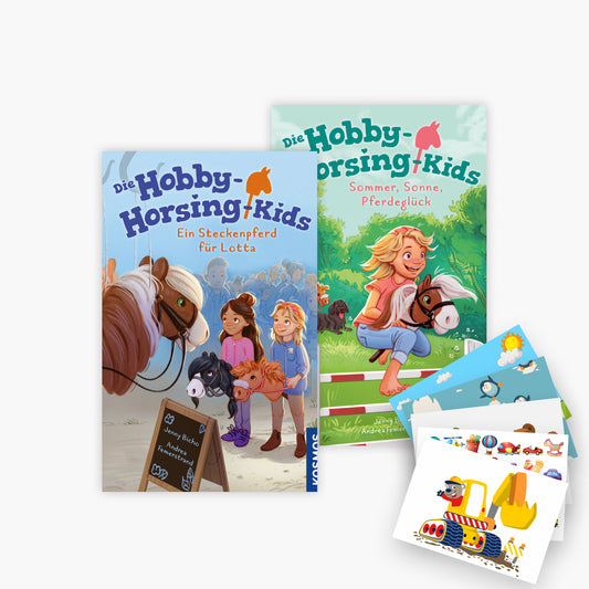 Die Hobby-Horsing-Kids Band 1+2 plus 1 exklusives Postkartenset