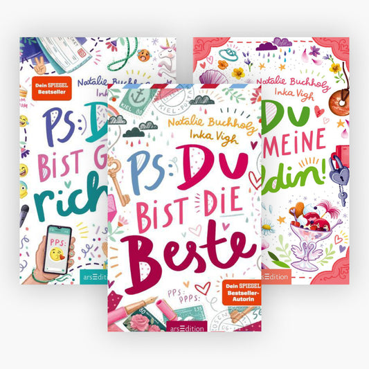 PS: Du bist die Beste Band 1-3 plus 1 exklusives Postkartenset