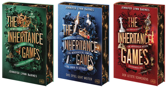The Inheritance Games in der limitierten Deluxe-Ausgabe Band 1-3 plus 1 exklusives Stickerset