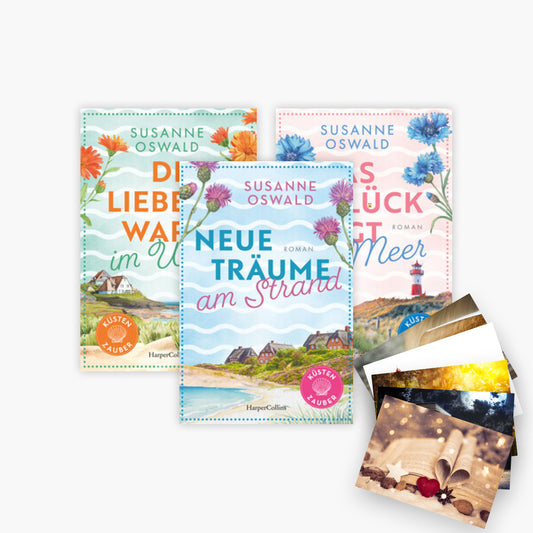 Die Küstenzauber-Reihe Band 1-3 plus 1 exklusives Postkartenset