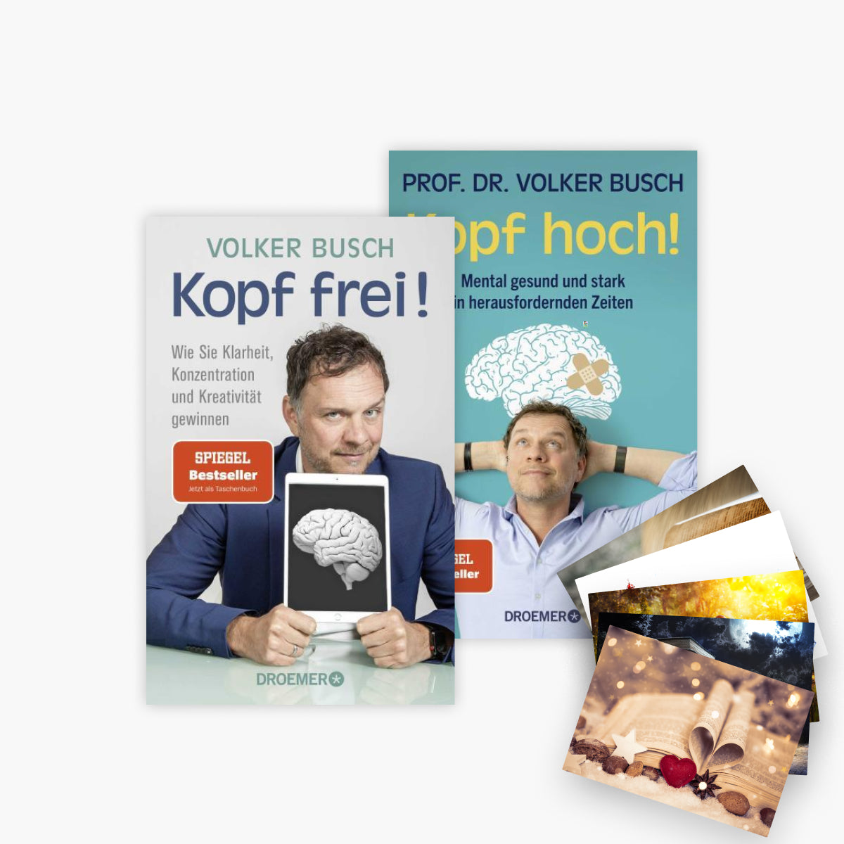 Kopf frei + Kopf hoch im Set + 1 exklusives Postkartenset