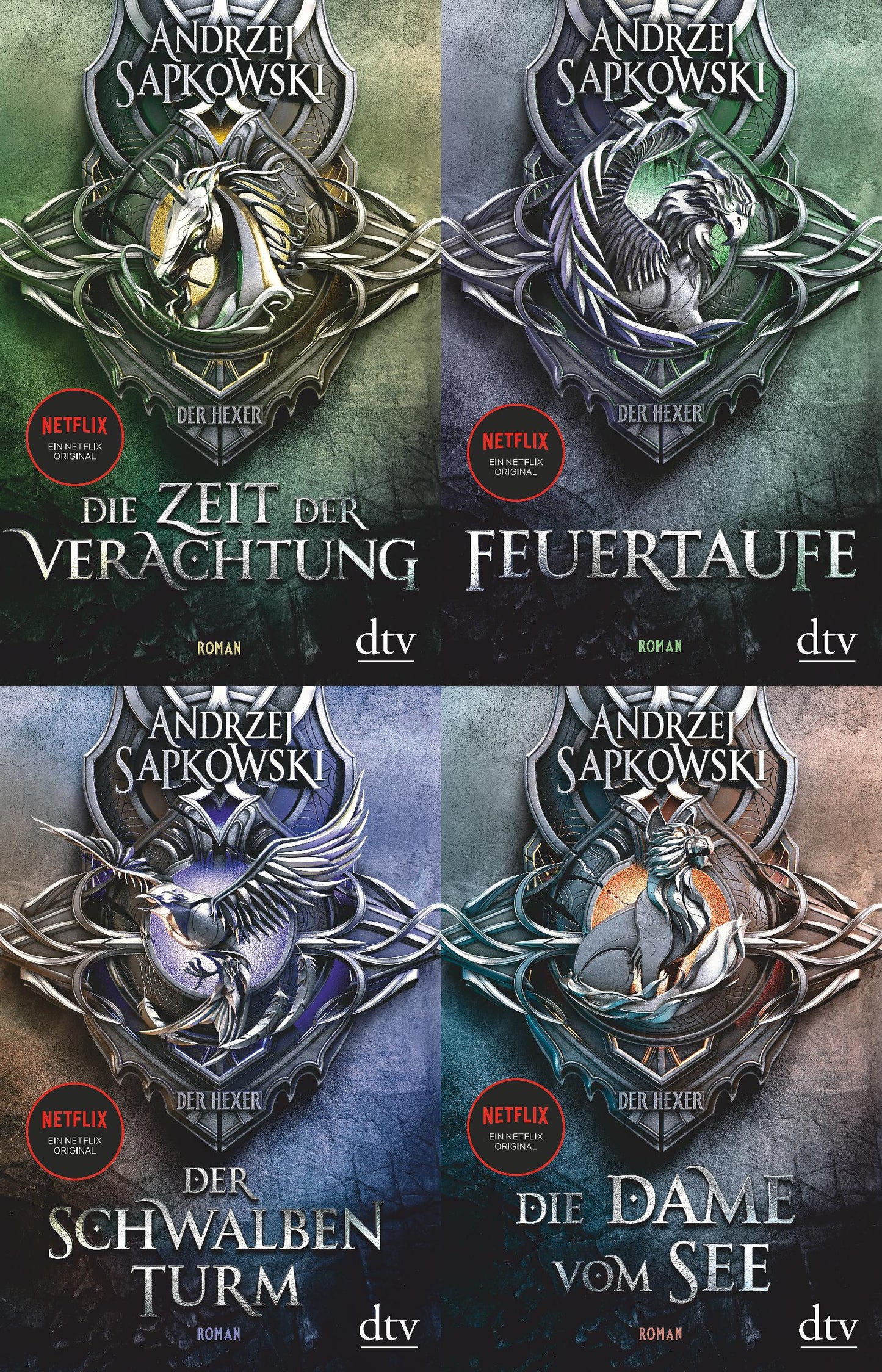 Die Hexer-Saga Band 2-5 plus exklusive Landkarte