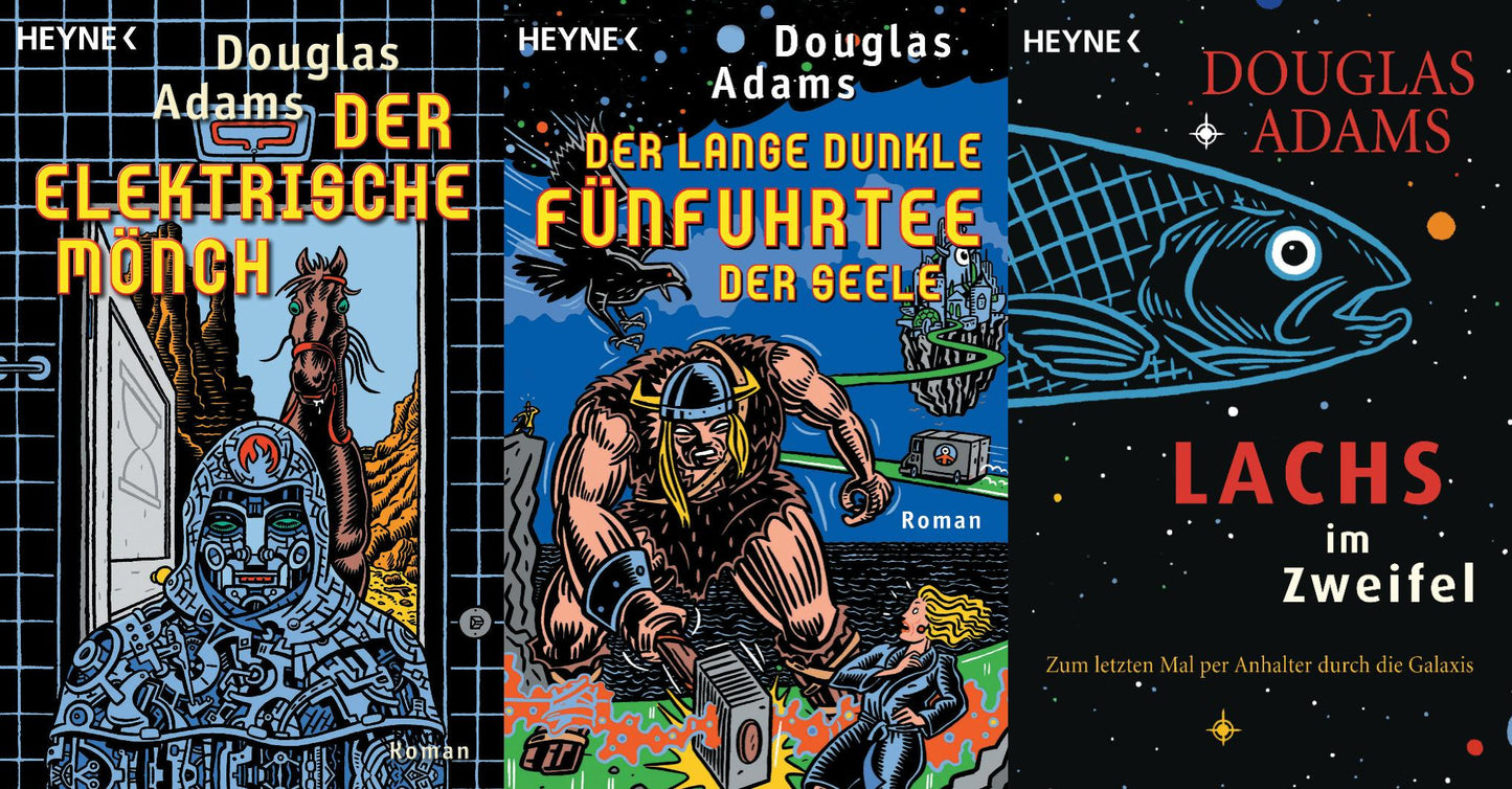 Die Dirk-Gently-Serie Band 1-3 plus 1 exklusives Postkartenset