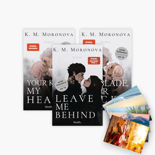 Leave Me Behind + The Dark Forces-Reihe Band 1+2 plus 1 exklusives Postkartenset