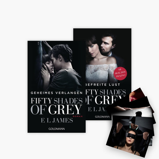 Shades of Grey - Gefährliche Liebe + Befreite Lust + 1 exklusives Postkartenset