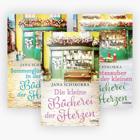 Die kleine Bücherei der Herzen Band 1-3 plus 1 exklusives Postkartenset