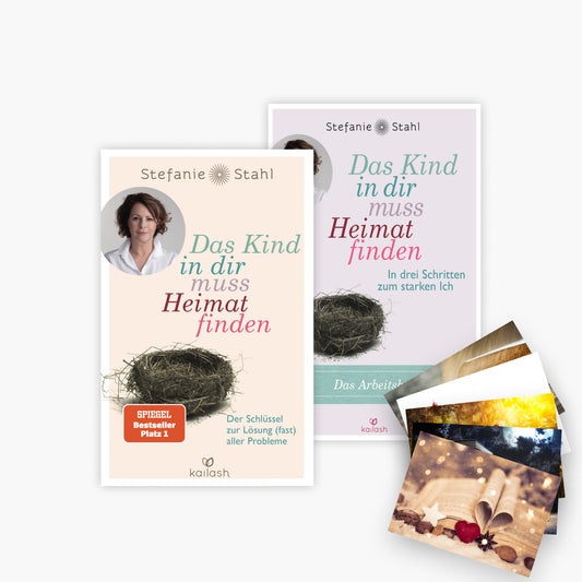 Das Kind in dir muss Heimat finden + Arbeitsbuch + 1 exklusives Postkartenset