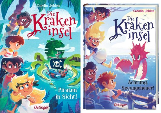 Die Krakeninsel - Reihe: Band 1 + 2 plus 1 exklusives Postkartenset