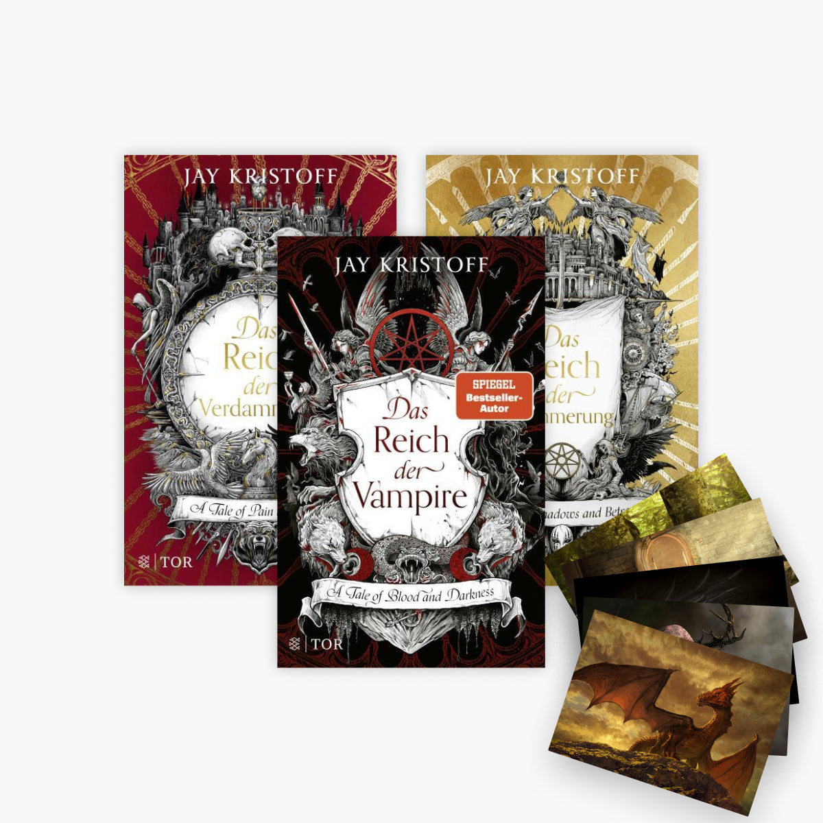 Das Reich der Vampire Band 1-3 plus 1 exklusives Postkartenset