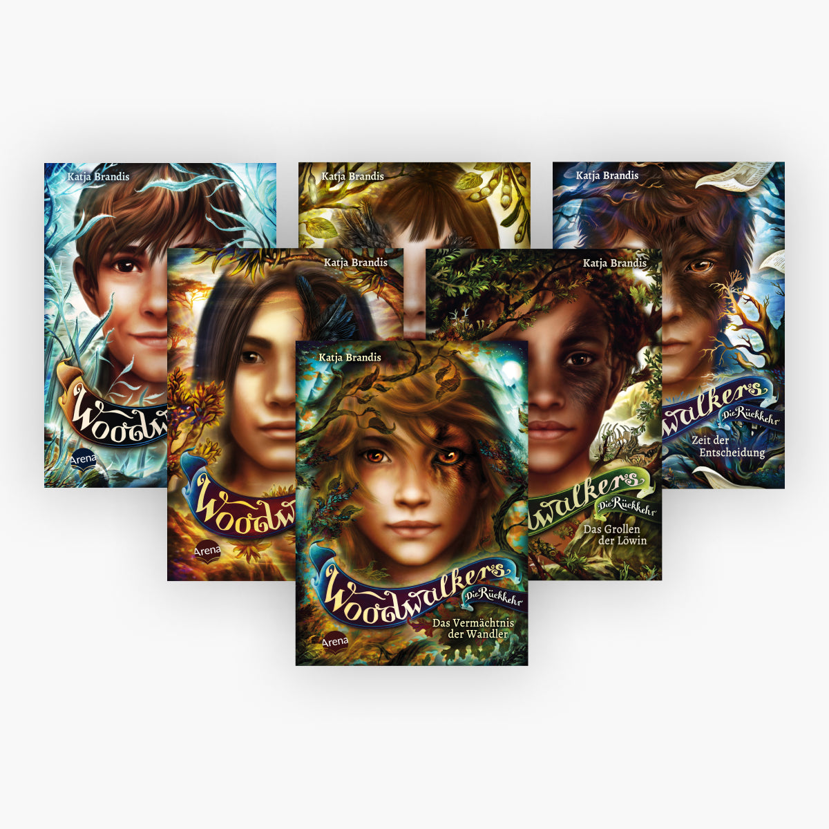 Woodwalkers: Die Rückkehr Band 1-6 plus 1 exklusives Postkartenset