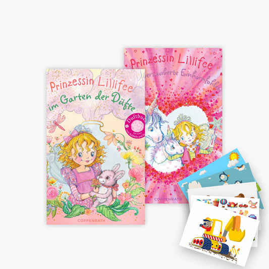 Das Prinzessin Lillifee-Set: 2 Bände + 1 exklusives Postkartenset