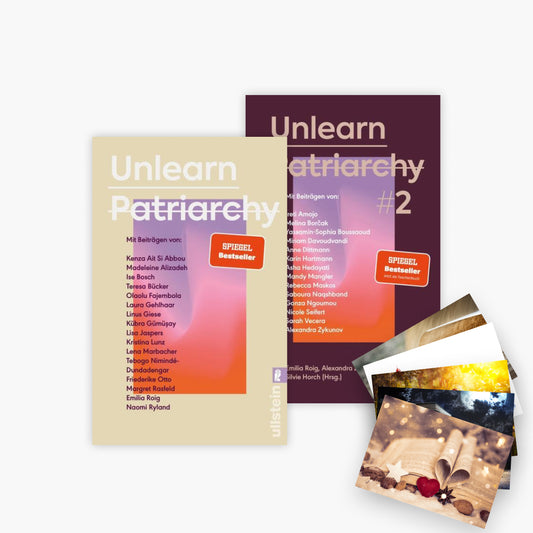 Unlearn Patriarchy Band 1+2 plus 1 exklusives Postkartenset
