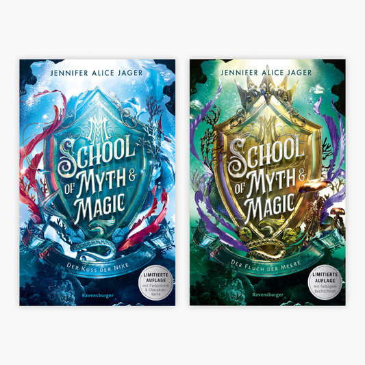 School of Myth and Magic Band 1+2 plus 1 exklusives Postkartenset