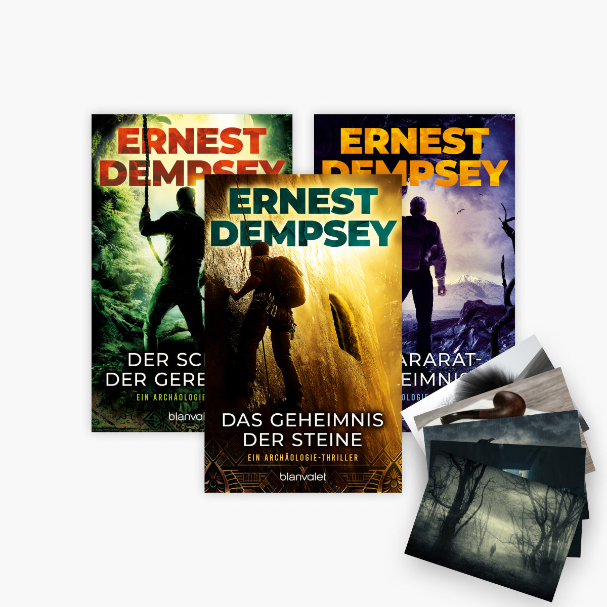 Die Sean-Wyatt-Thriller-Reihe Band 1-3 plus 1 exklusives Postkartenset