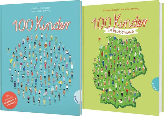 100 Kinder + 100 Kinder in Deutschland + 1 exklusives Postkartenset