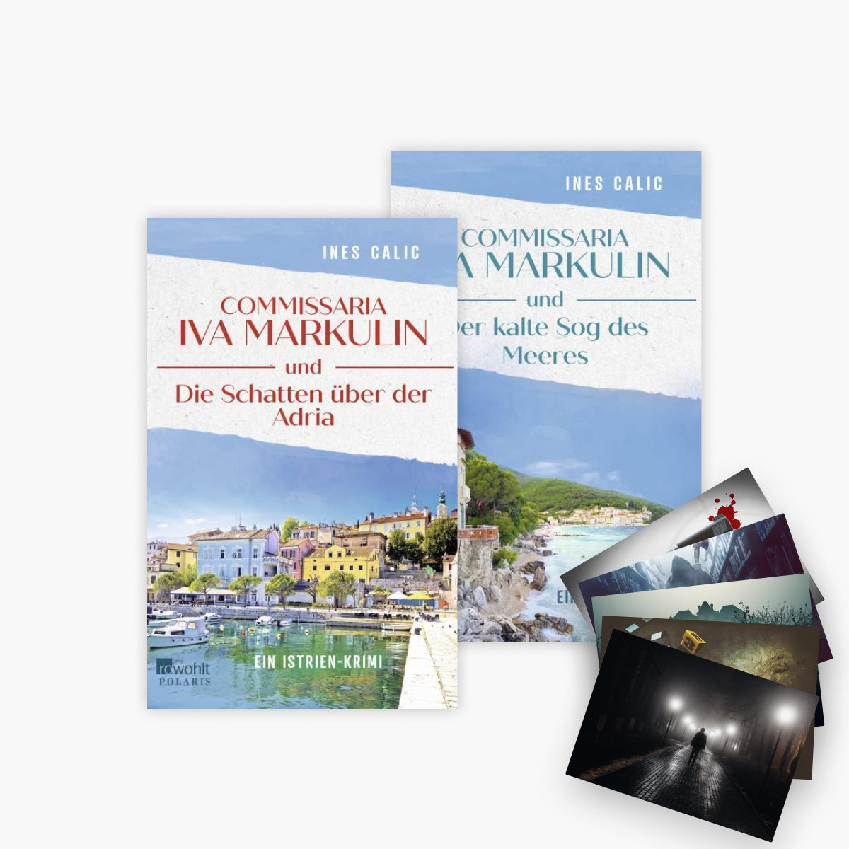 Die Istrien-Krimi-Reihe Band 1+2 plus 1 exklusives Postkartenset