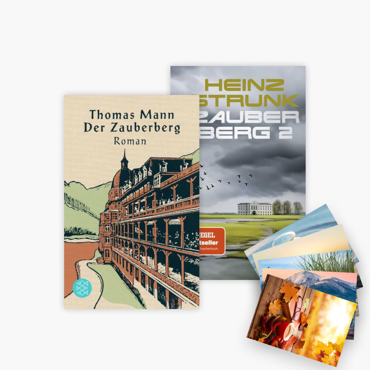 Der Zauberberg + Zauberberg 2 - Klassiker + moderne Hommage + 1 exklusives Postkartenset