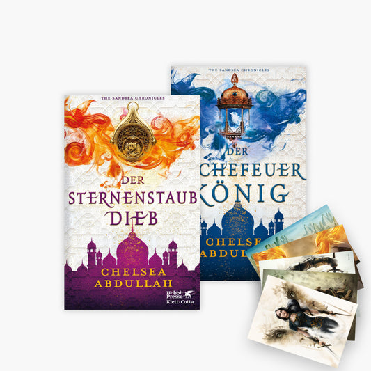 Die Sandsea Chronicles Band 1+2 plus 1 exklusives Postkartenset