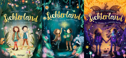 Lichterland Band 1-3 plus 1 exklusives Postkartenset