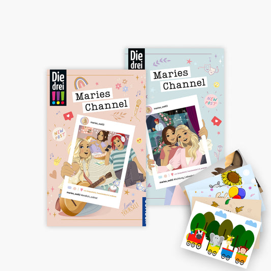 Die drei !!! - Set: 2 Bände + 1 exklusives Postkartenset