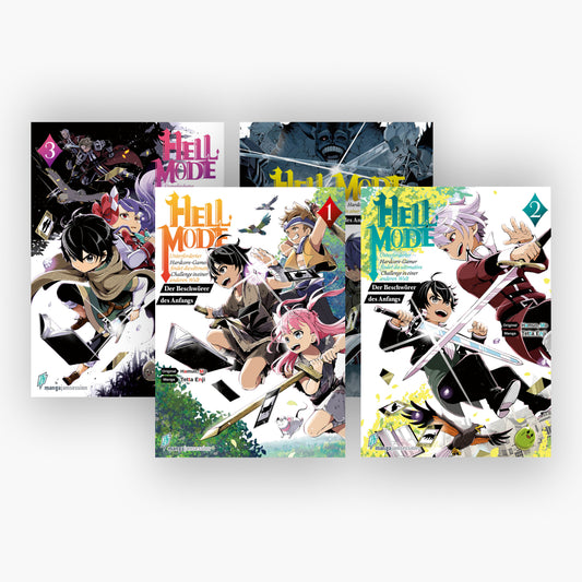 Hell Mode Band 1-4 plus 1 exklusives Postkartenset